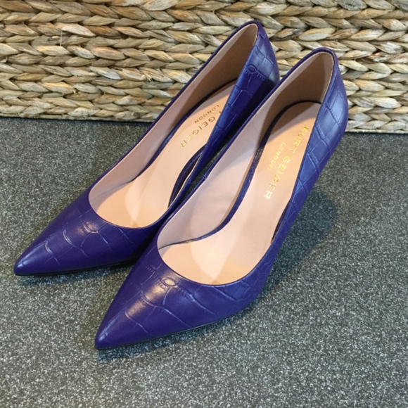 Kurt Geiger London Purple Stiletto Heels - Picture 7 of 13